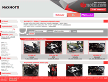 Tablet Screenshot of maxmoto.tipmoto.com